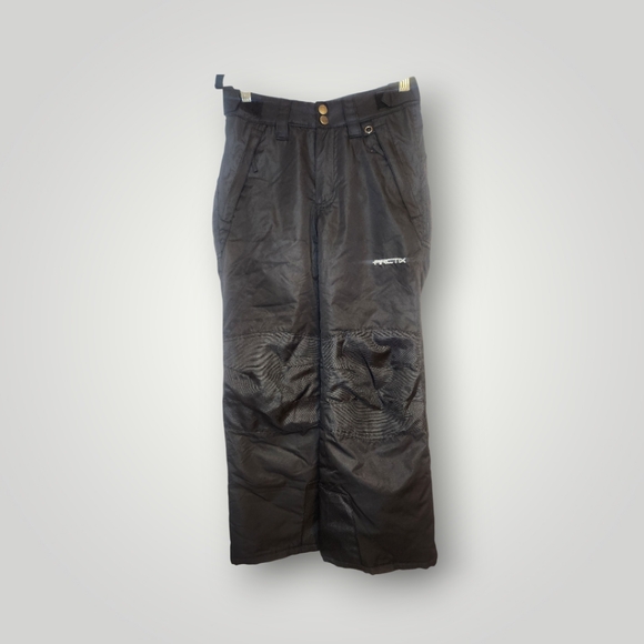 Arctix Youth's M Black Snow Pants  Ski Pants Snow Insulated WaterResistant - Picture 1 of 10